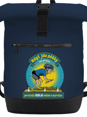 Závislost na kole batoh French Navy