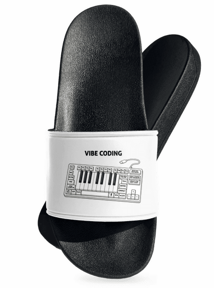 Vibe coding pantofle White