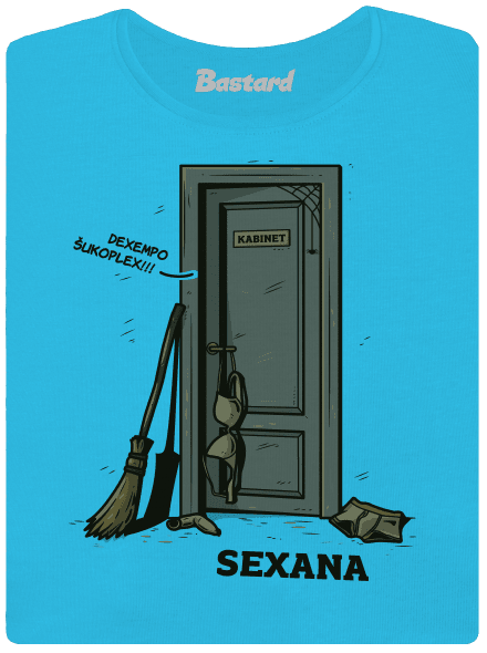 Sexana dámské tričko s lemem Blue Atol