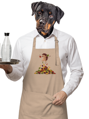 Radost z listí zástěra Rope