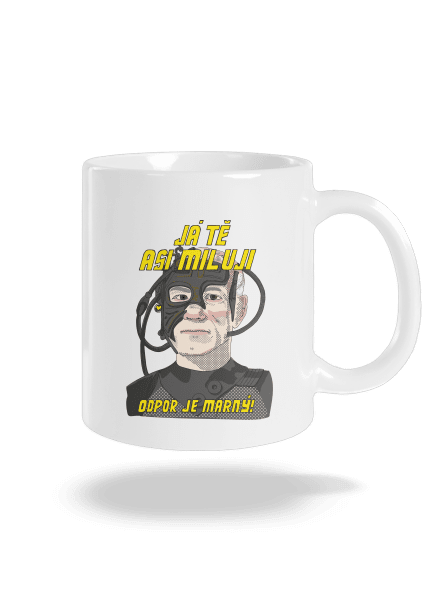Zamilovaný Borg klasický hrnek White