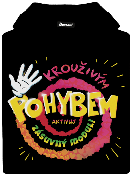 Zásuvný modul pánská mikina klokanka Black