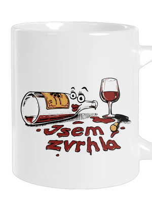 Zvrhlá velký hrnek White