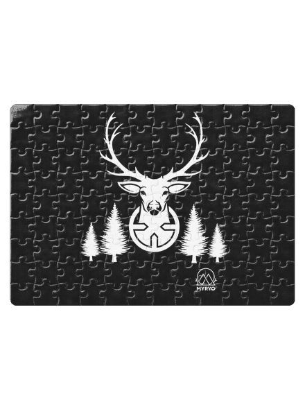 Jelen bilý puzzle White