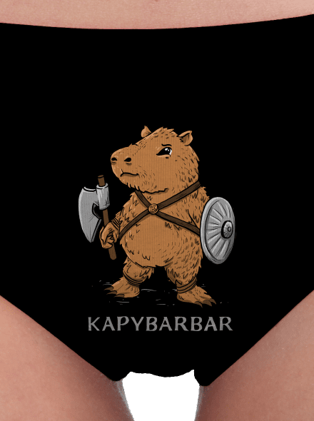 Kapybarbar dámské kalhotky Black