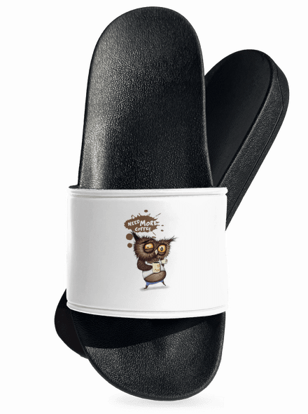 Potřebuju víc kafe pantofle White