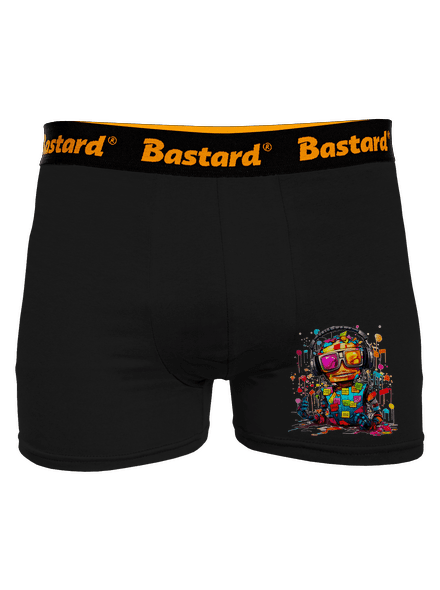 Workaholic robot boxerky Black