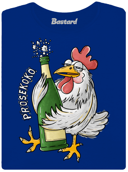 Prosekoko dámské tričko s lemem Royal Blue Mal