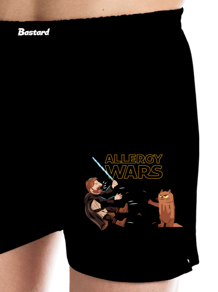 Allergy Wars pánské trenky Black