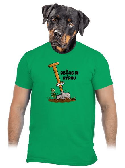 Občas si rýpnu pánské tričko Kelly Green