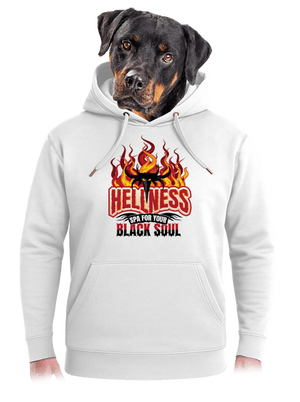 Hellness unisex mikina premium Snowwhite