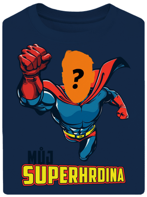 Můj superhrdina unisex tričko oversized Midnight Blue