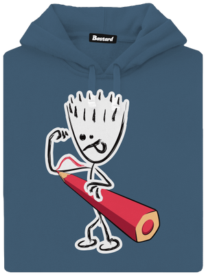 Svaly dámská mikina klokanka Denim