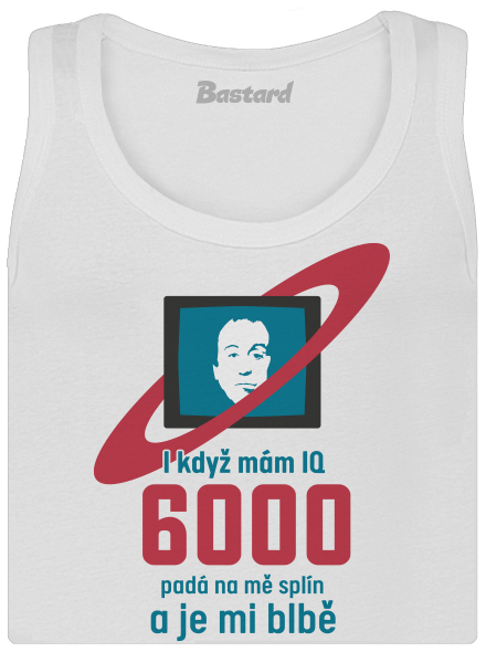 IQ 6000 dámské tílko klasické White