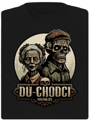 Dů-chodci dámské sportovní tričko Black