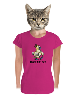 Kakat-du dámské tričko premium Magenta