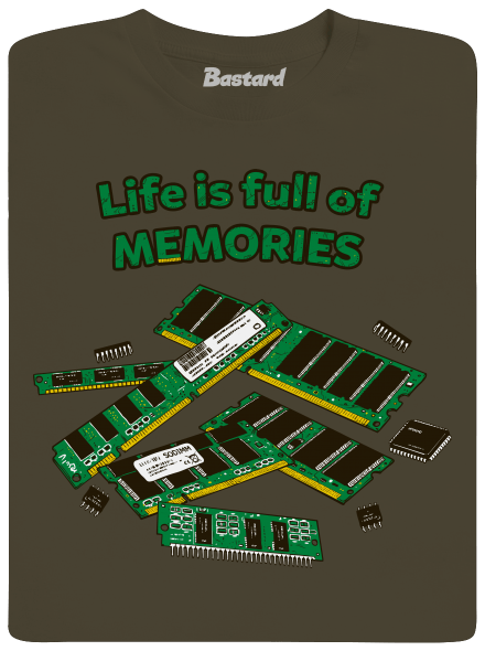 Uchováno v paměti pánské dlouhý rukáv Urban Khaki