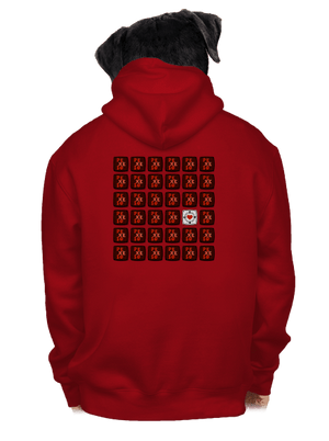 Pexeso pánská mikina na zip Red