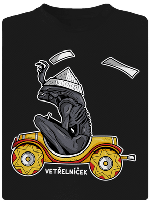 Vetřelníček dětské sportovní tričko Black