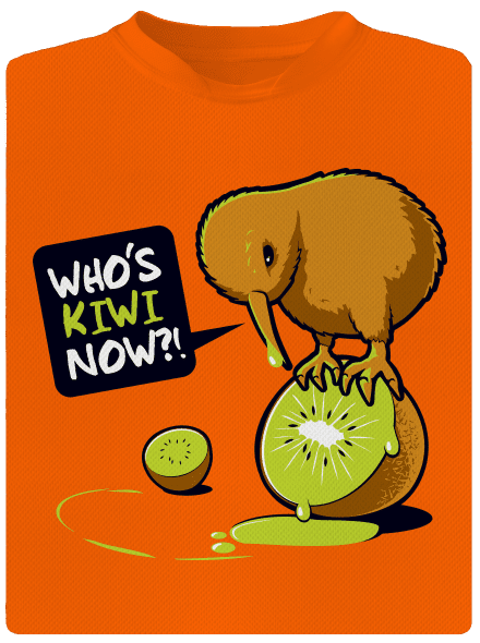 Kiwi dětské sportovní tričko Neon Orange