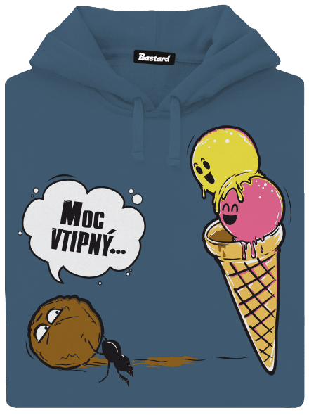 Moc vtipný dámská mikina klokanka Denim