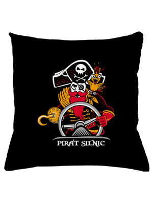 Pirát silnic polštář Black