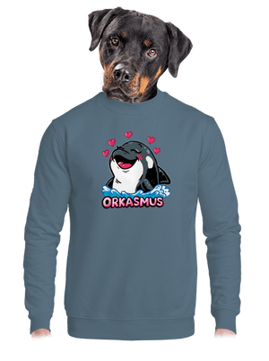 unisex mikina bez kapuce