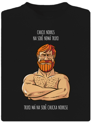 Chuck Norris pánské sportovní tričko Black