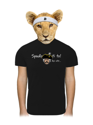 Spadlo ti to dětské sportovní tričko Black