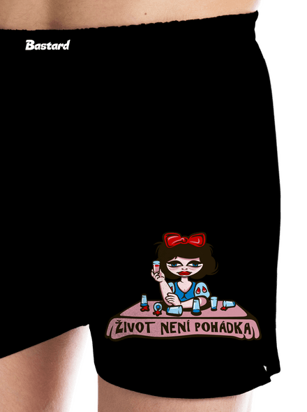 Sněhurka pánské trenky Black