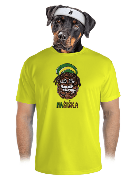 Hašiška pánské sportovní tričko Neon Yellow