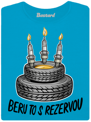 Beru to s rezervou dámské tričko Blue Atol