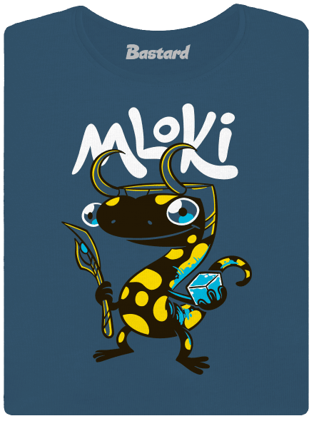 mLoki dámské tričko premium Petrol Blue