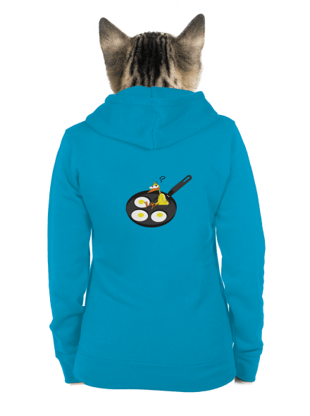 Kuře dámská mikina na zip Blue Atol