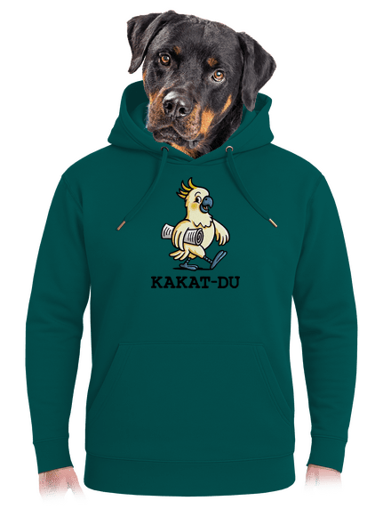 Kakat-du unisex mikina premium Emerald Green