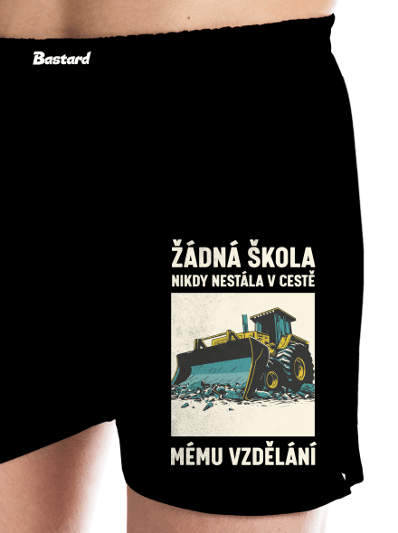 Žádná škola pánské trenky Black