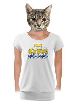 dámské tričko s lemem