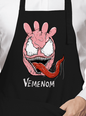 Vemenom zástěra Black