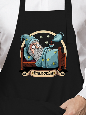 Maroděj zástěra Black