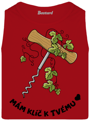 Otevři mé srdce pánské tílko Red