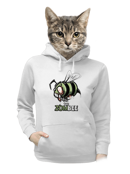 ZomBee dámská mikina klokanka White