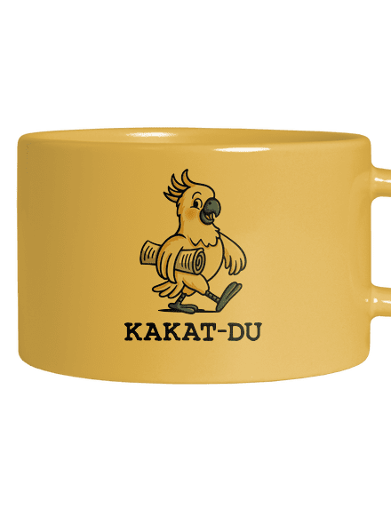 Kakat-du hrnek makronka Yellow Macaron