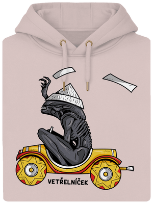 Vetřelníček unisex mikina premium Rose Chalk