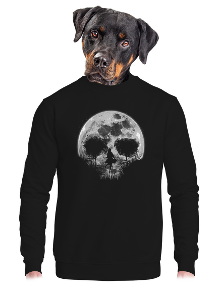 Smrtící úplněk unisex mikina bez kapuce Black