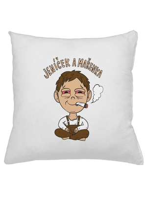 Jeníček a mařenka polštář White
