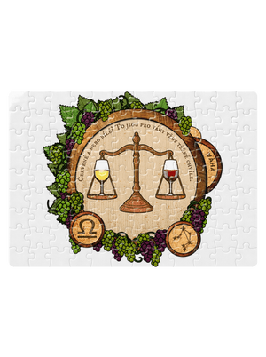 Vinný horoskop: Váha puzzle White