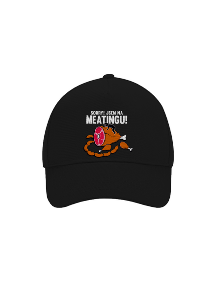 Meating kšiltovka baseballka Black