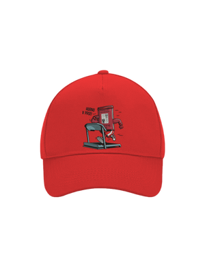 Hubnu v pase kšiltovka baseballka Classic Red