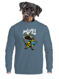 unisex mikina bez kapuce