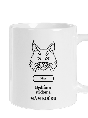 Nemůžu, mám kočku klasický hrnek White